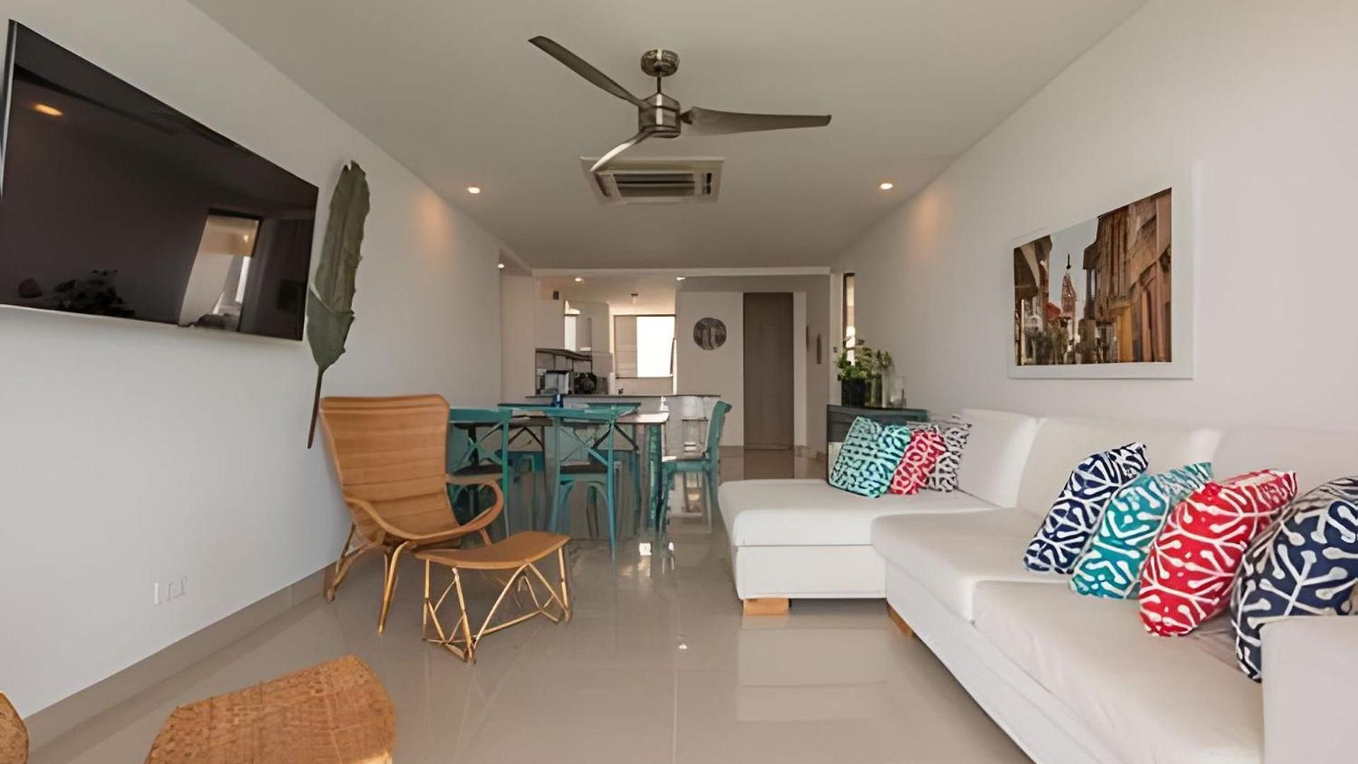 Lujoso Apto De 2 En Piso 30 Apartamento Cartagena