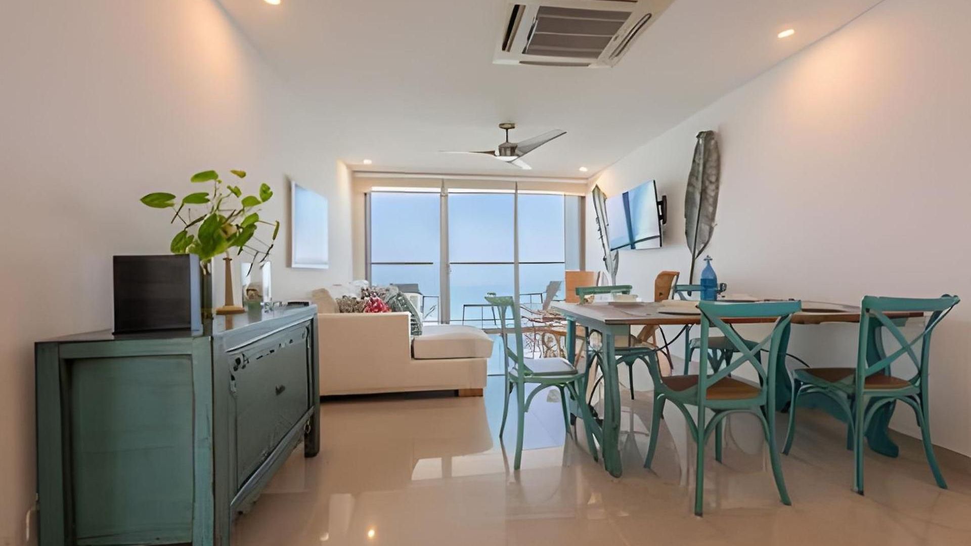Apartamento Lujoso Apto De 2 En Piso 30 Cartagena