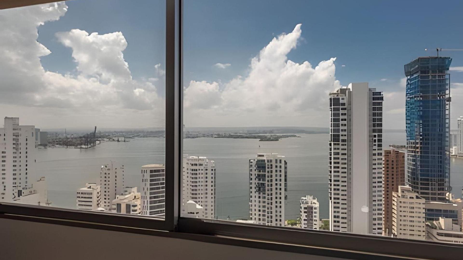 Lujoso Apto De 2 En Piso 30 Apartamento Cartagena