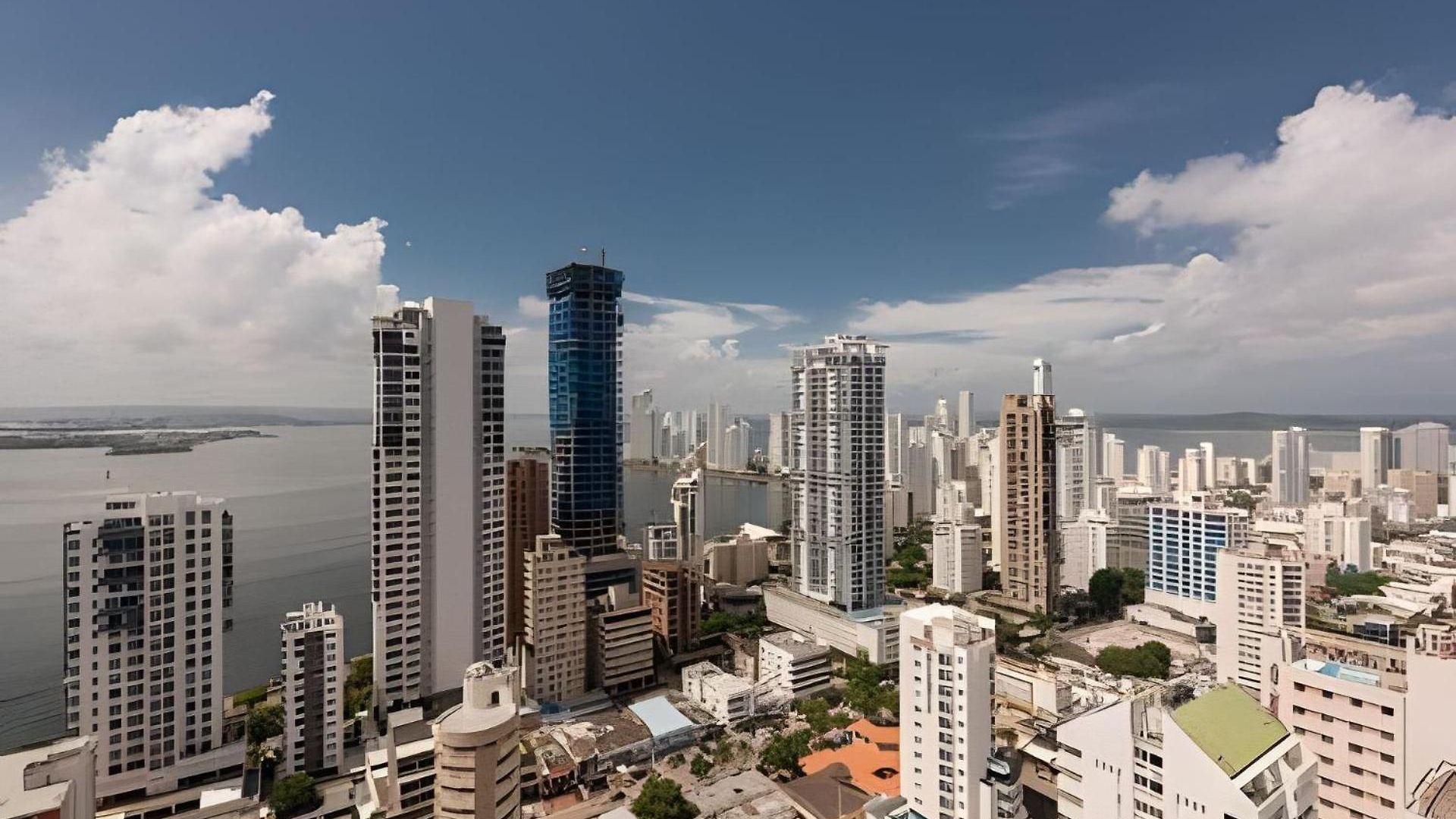 Lujoso Apto De 2 En Piso 30 Apartamento Cartagena