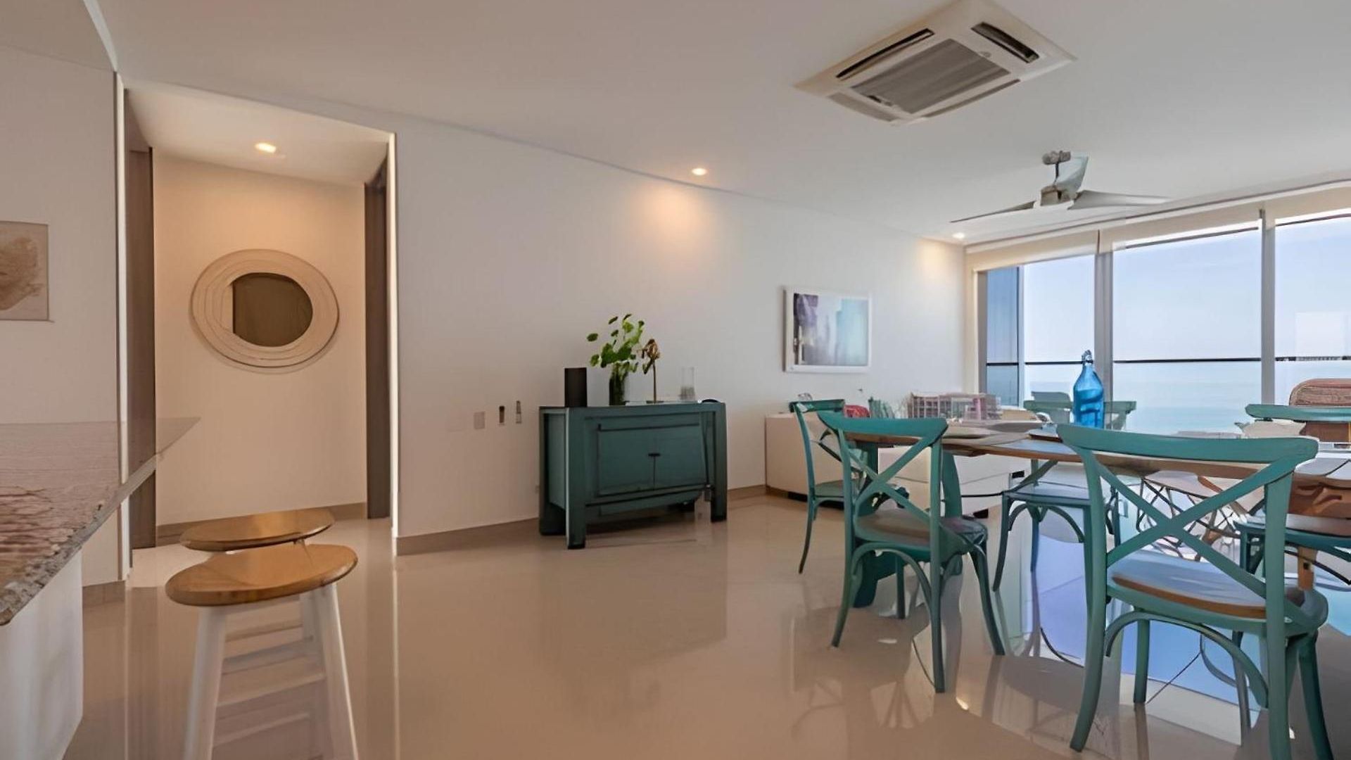 Apartamento Lujoso Apto De 2 En Piso 30 Cartagena