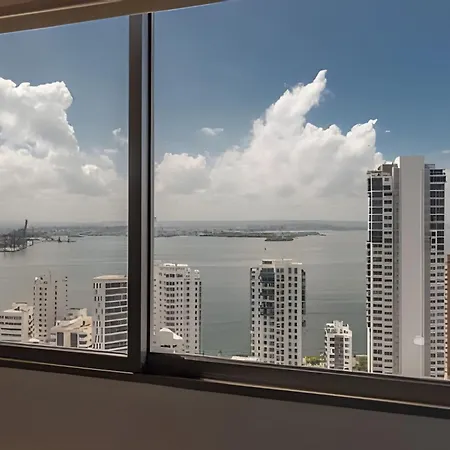 Lujoso Apto De 2 En Piso 30 Apartamento Cartagena