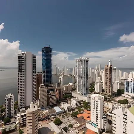 Lujoso Apto De 2 En Piso 30 Apartamento Cartagena