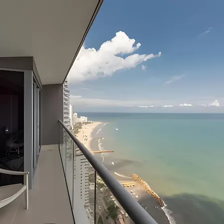 Lujoso Apto De 2 En Piso 30 Cartagena