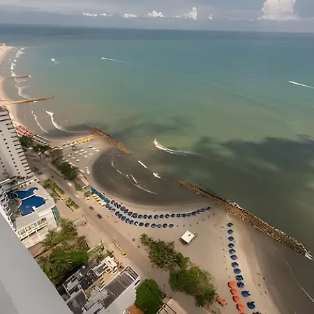 Lujoso Apto De 2 En Piso 30 Apartamento Cartagena